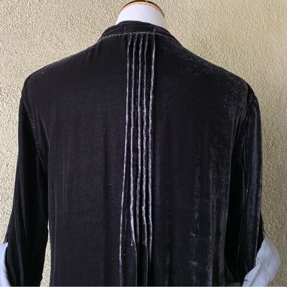 “CP Shades” Dark Navy Velvet Tunic Dress NWT $278 size M - Picture 5 of 12